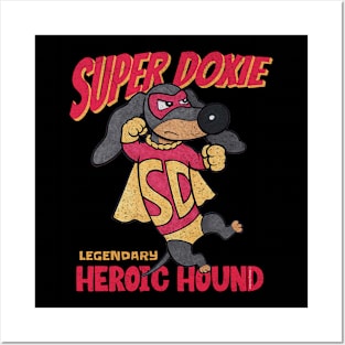 Super Dachshund Heroic Hound Cute Funny Posters and Art